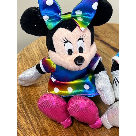 Set of 2 TY Sparkle Minnie Mouses Toys - 8.5 inches - Picture 4 of 4